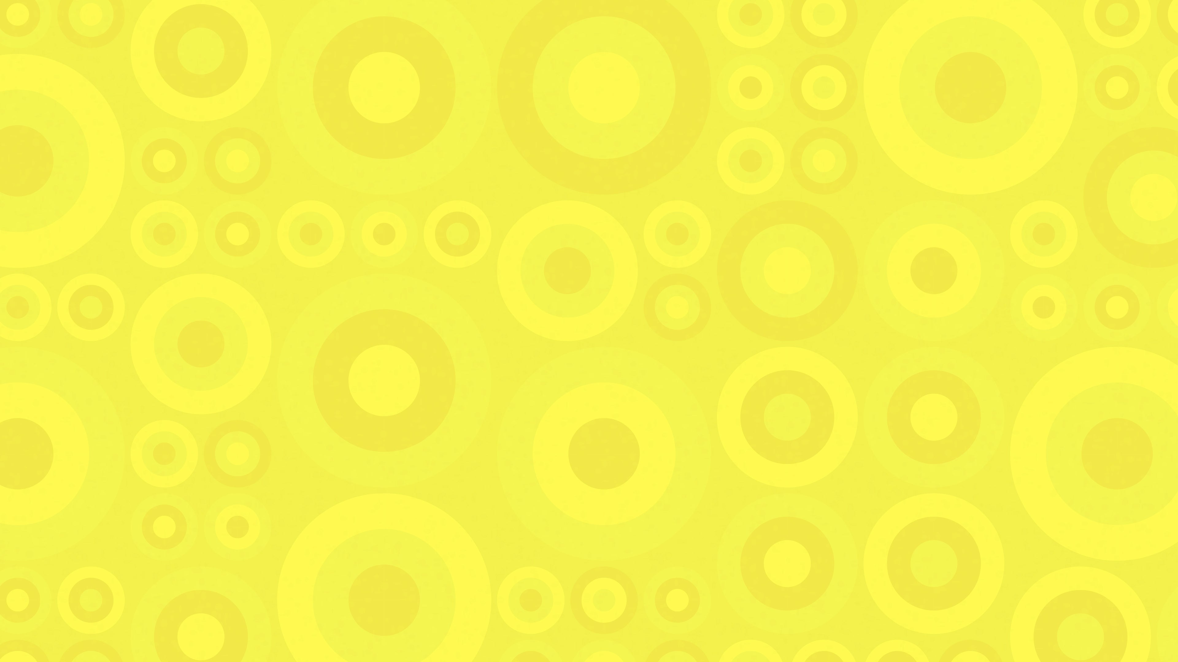 Yellow background with circular patterns